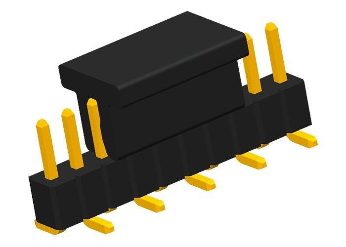 SMT Pin Header 10 Pin Single Row CAP