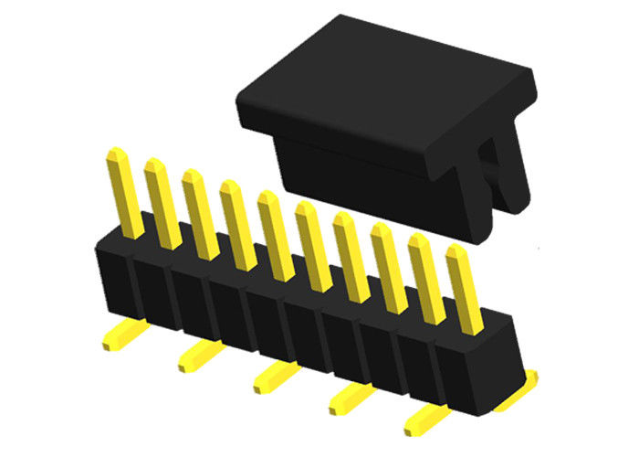 SMT Pin Header 10 Pin Single Row CAP