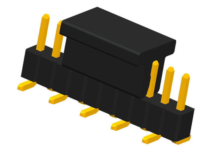 SMT Pin Header 10 Pin Single Row CAP