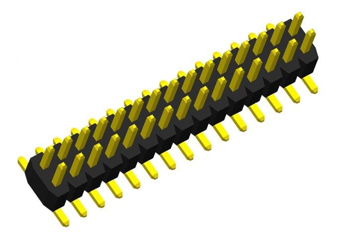 اتصالات دو Row Pin Header Plastics Single Plastics SMT Type Pcb Pin 1.0.0mm