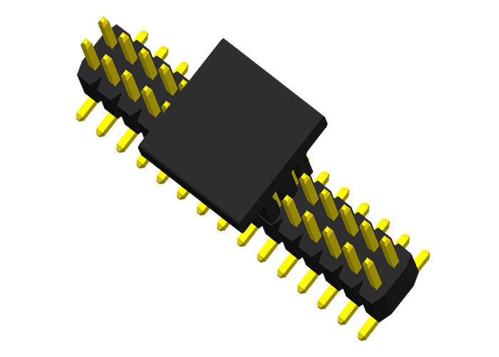 1.0mm mm اتصال دهنده Pin Header CAP Vertical Mount 2x15 Pin Row 30 Pin