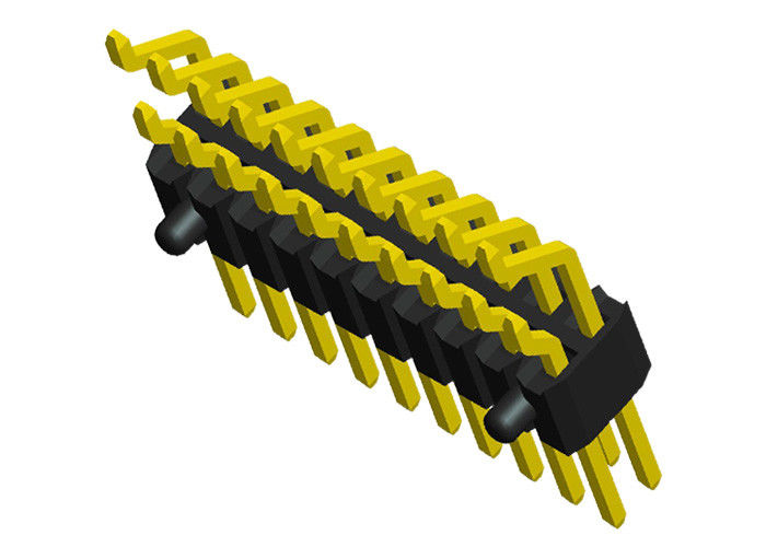 هدر دو ردیف Pin Header افقی SMT Type 2x20 Pin Header Black 1.27mm