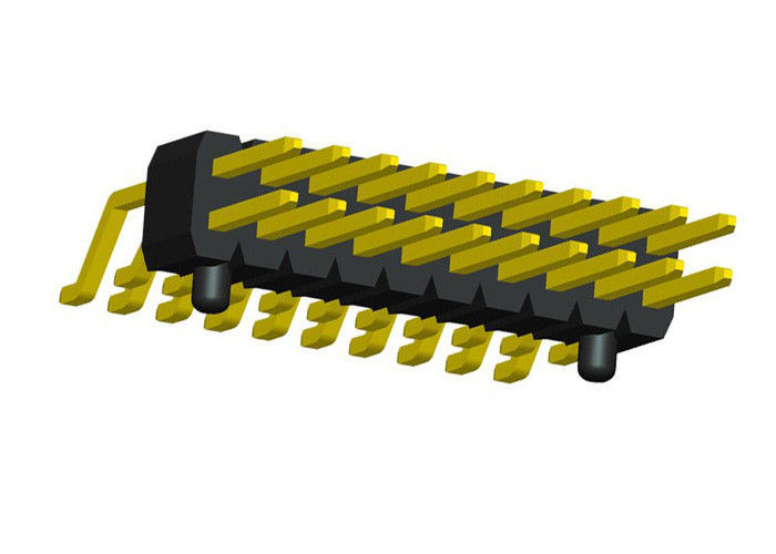 هدر دو ردیف Pin Header افقی SMT Type 2x20 Pin Header Black 1.27mm