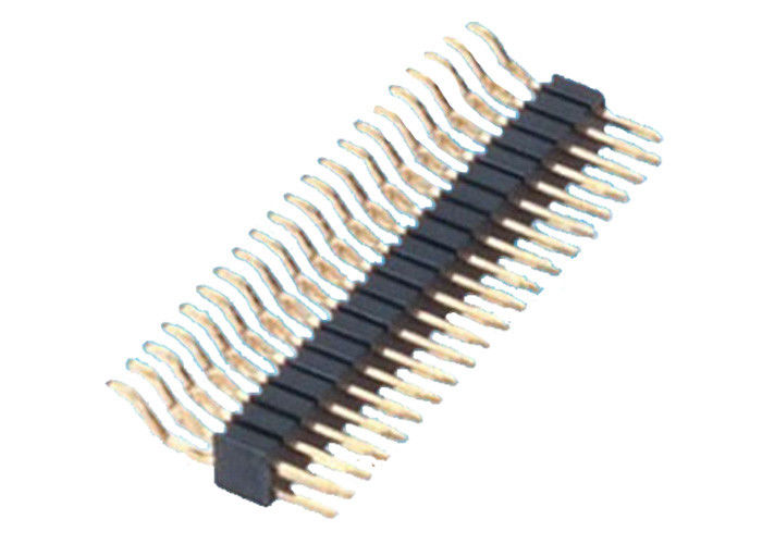 هدر دو ردیف Pin Header افقی SMT Type 2x20 Pin Header Black 1.27mm