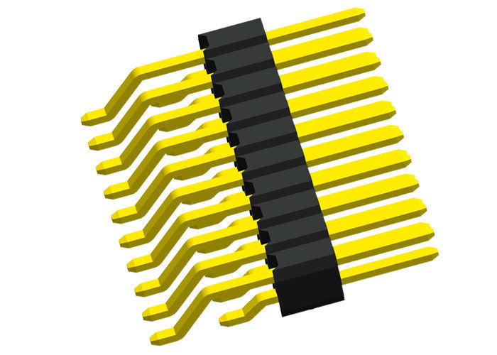 هدر دو ردیف Pin Header افقی SMT Type 2x20 Pin Header Black 1.27mm