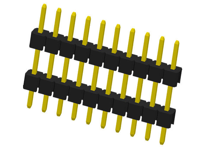 کانکتور اتصال پلاستیکی 10 پین دوبل پلاستیکی 180 درجه نوع PCB پین