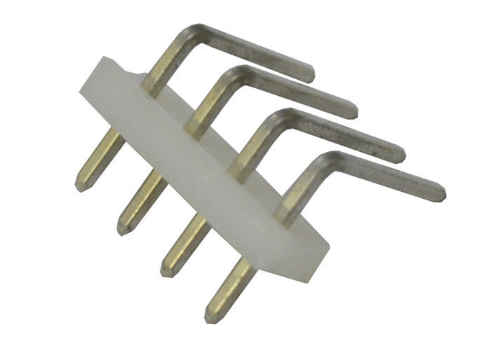 صفحه 4 پین برای قرار دادن زاویه سمت راست پین از طریق سوراخ 5.08mm Pitch