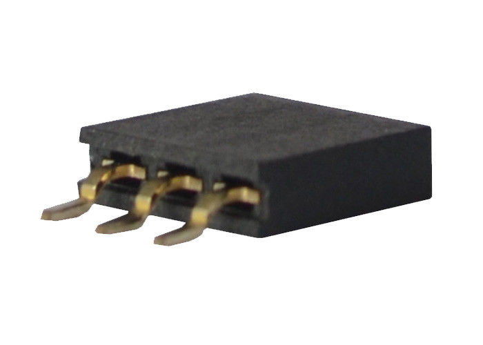 کانکتور یک سره زن تنها ردیف اتصال افقی SMT 2.54 Mm Pitch