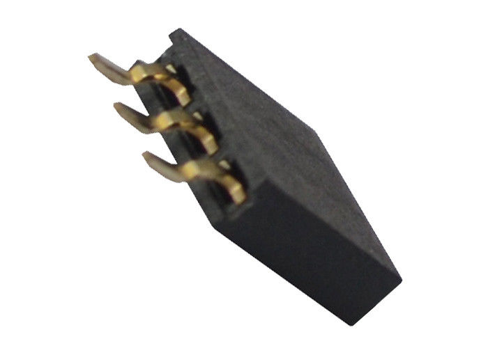 کانکتور یک سره زن تنها ردیف اتصال افقی SMT 2.54 Mm Pitch