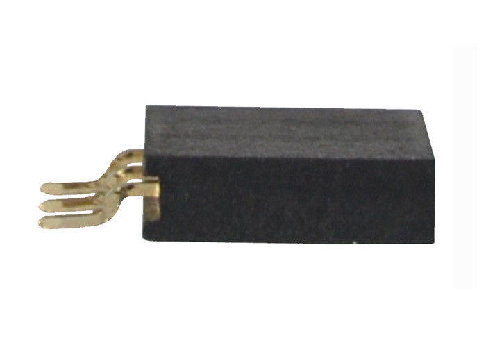 کانکتور یک سره زن تنها ردیف اتصال افقی SMT 2.54 Mm Pitch