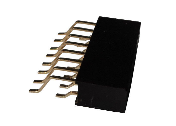 کانکتور هدر زنانه دو ردیف افقی 2.54mm SMT Type 16 pin