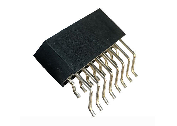 کانکتور هدر زنانه دو ردیف افقی 2.54mm SMT Type 16 pin