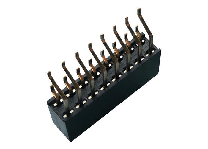 کانکتور هدر زنانه دو ردیف افقی 2.54mm SMT Type 16 pin