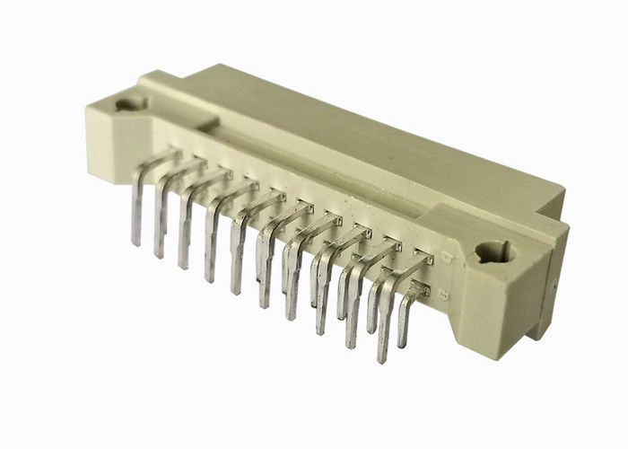 یک اتصال دهنده سربرگ دو ردیف پین DIN 41612 10 هدر سمت راست PCB زاویه نر