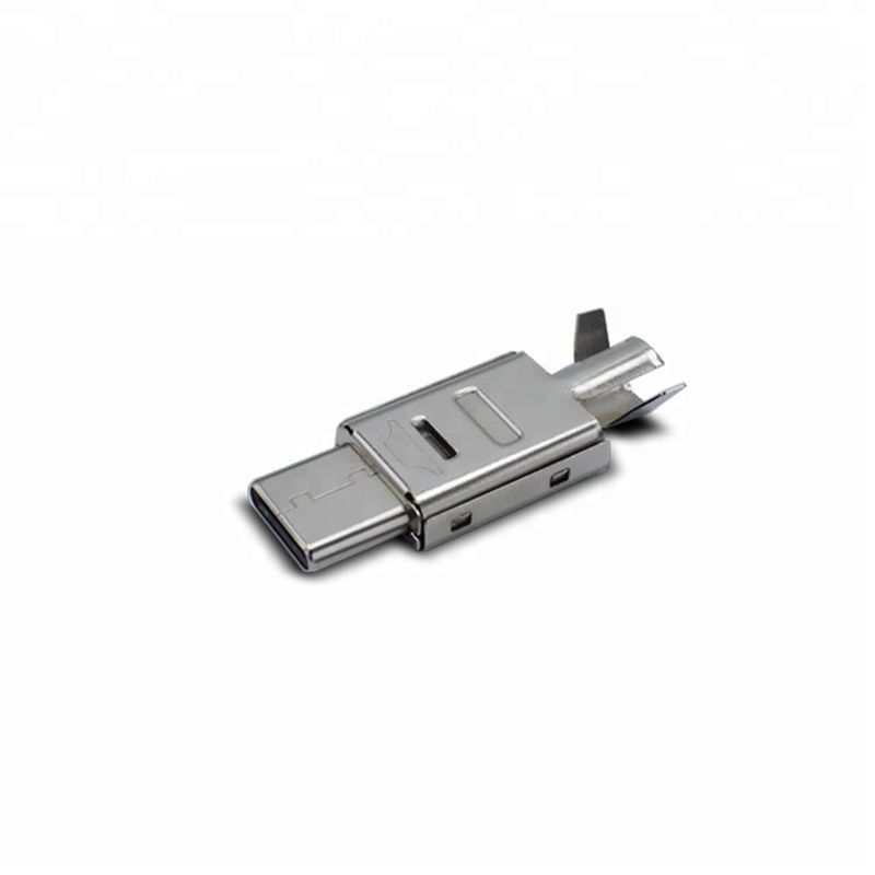 مس اتصال 24 پین USB C اتصال مس با عملکرد 100٪ تست کامل