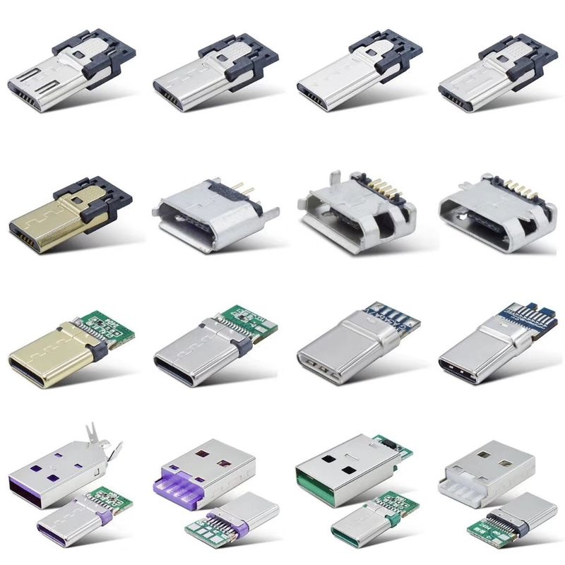 شل استیل ضد زنگ اتصال دهنده C میکرو USB نوع C با عملکرد / شارژ داده