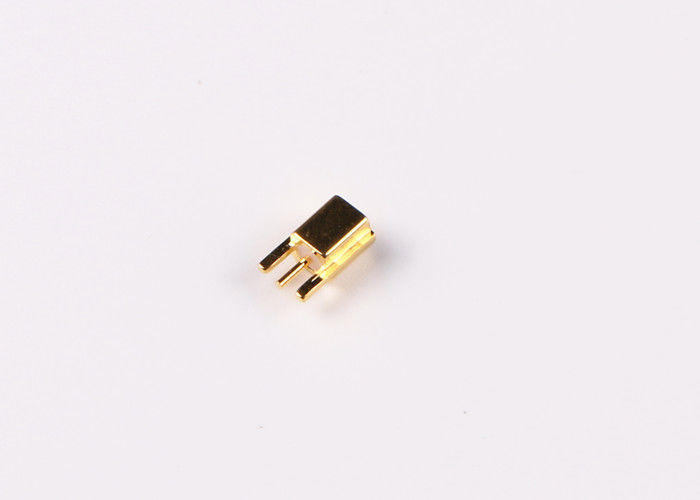 اتصال دهنده کابل برنجی کابل برنجی Male Plug MCX RF برای PCB Mount