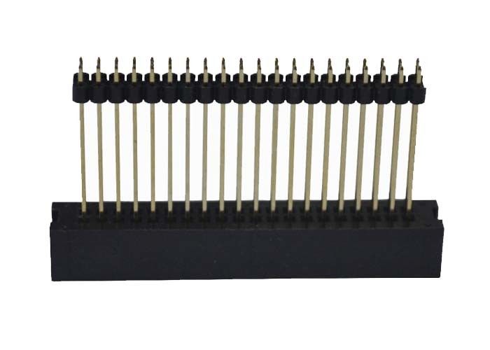 PCB Board 2.0 Mm Pitch Connector 40 Pin DIP Type Dual Plastic Straight