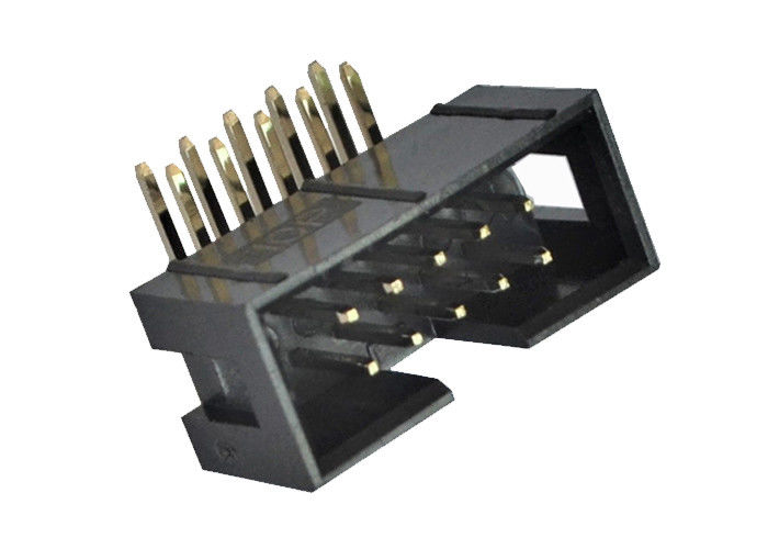 کانکتور سربرگ 2.54mm Box Header 90 درجه Header Pin 3.0AMP ﹣40 ℃ تا + 105