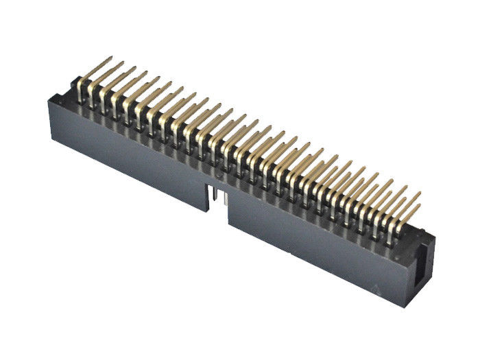 یک اتصال دهنده زاویه ای سمت راست PCB 90 درجه جعبه نوع 2.54mm Pitch 50 Pin Header