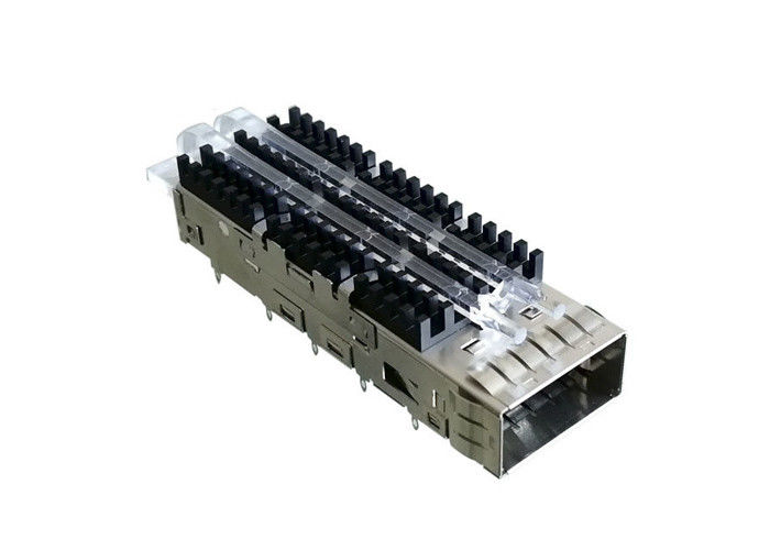 EMI Tabs Single Port SFP28 قفس 18.75 میلی متر برای اتصال QSFP28