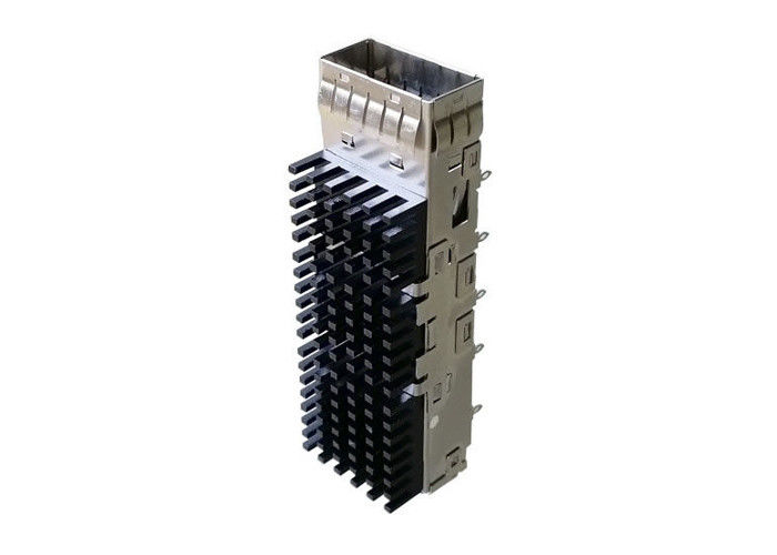 EMI Tabs Single Port SFP28 قفس 18.75 میلی متر برای اتصال QSFP28