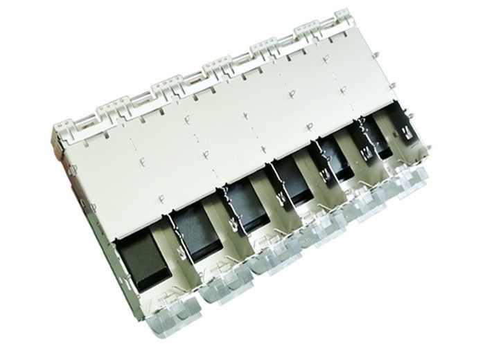 در قفس روی سطح قفس SFP قفس اتصال 1 X 6 با لوله های نوری گرما گنگ