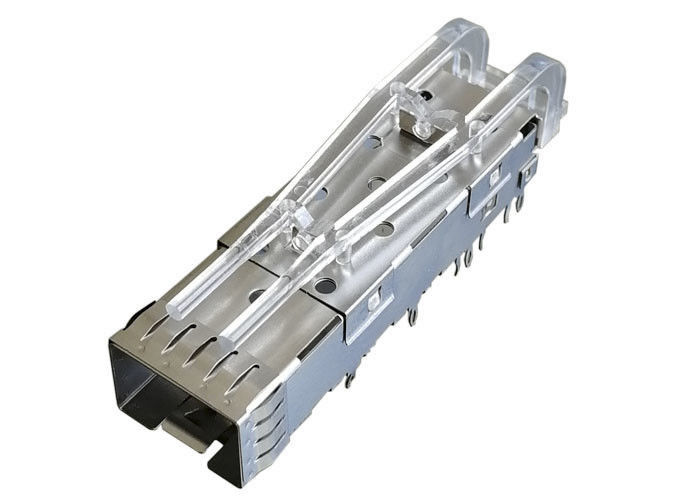 پانل های اتصال لوله قفل SFP قفس آلیاژ مس را برای Gigabit Ethnet نصب کنید