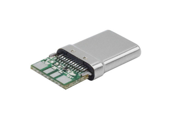 10 پین Usb 3.1 نوع اتصال دهنده اتصال دهنده مرد با دوام برای تلفن همراه