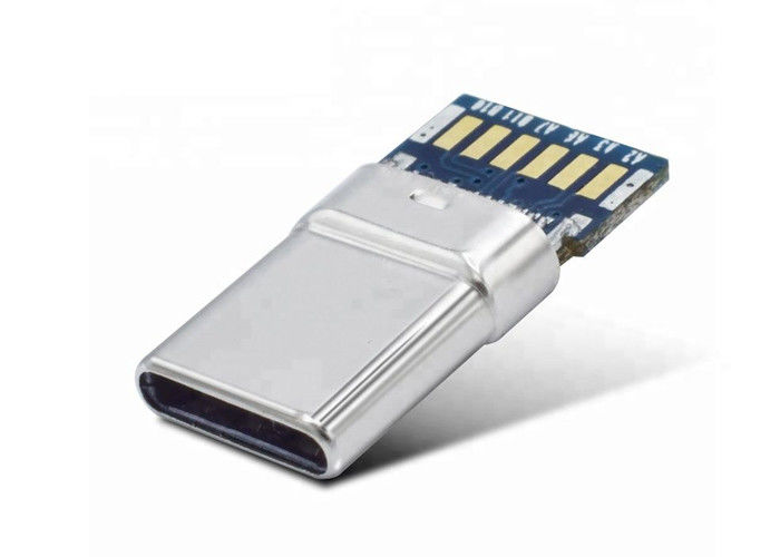 اتصال دهنده USB C 3.1 / 3.0 / 2.0 ساده شل با اتصال مرد PCB
